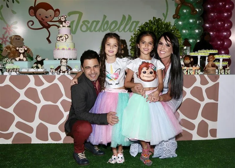 Zezé, Graciele e as aniversariantes