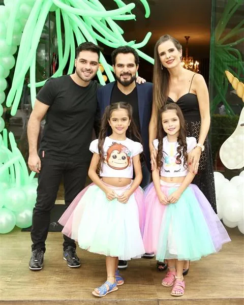 Nathan Fellipe, Luciano, Flávia, Helena e Isabella