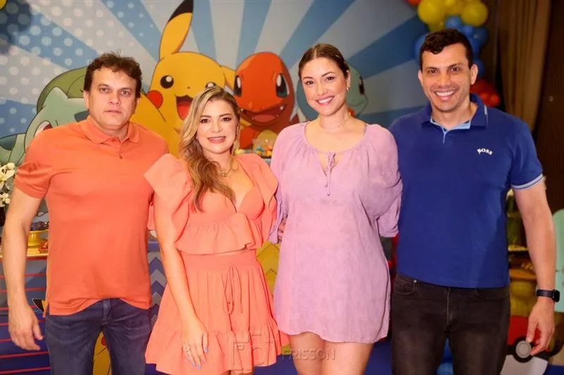 Adriano Barbosa, Kamila Monteiro, Khrisley Karlen e Helmut Poti