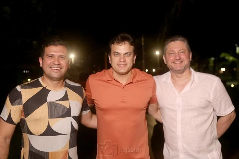Alisson Braga, Adriano Barbosa e Marcos Ekermann