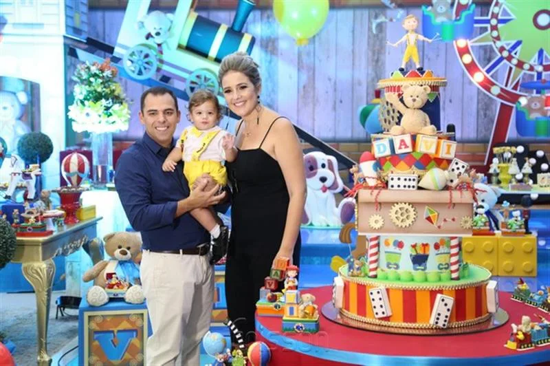 Adelmar, Davi e Luiza Neiva