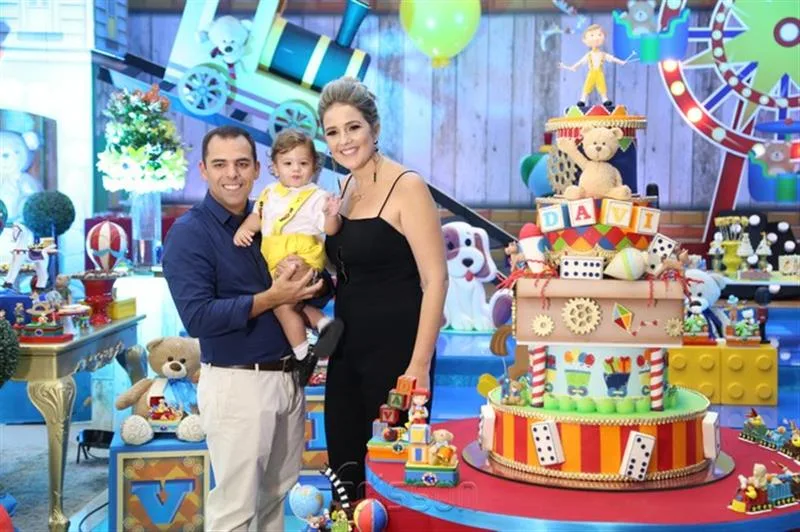 Adelmar, Davi e Luiza Neiva