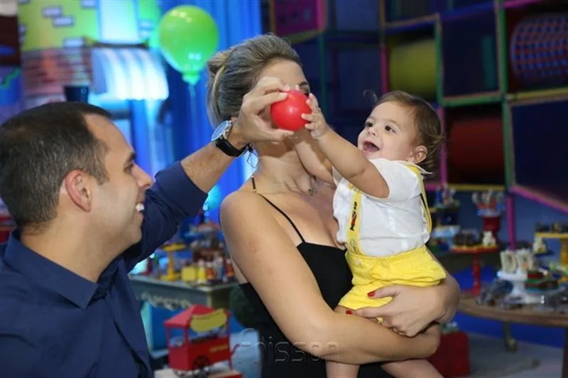 Adelmar, Luiza e Davi Neiva