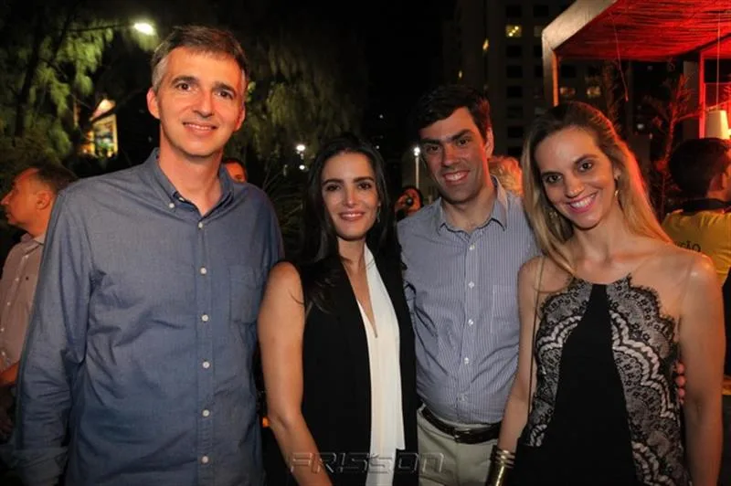Bernardo, Suzana Legey, Rodrigo e Ana Cláudia Assunção