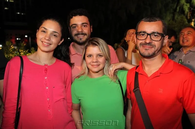 Camila Matos, Diogo, Karla Moreira e Manuel Cassiano
