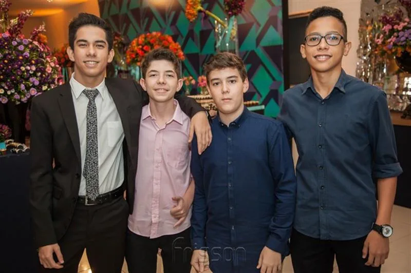 Caio Martins, Raul Veloso, Daniel Coelho e Nicolas Leitão