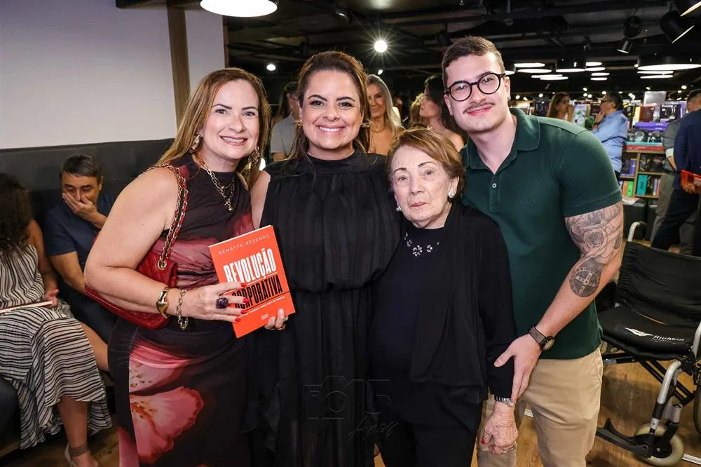 Briane de Castro, Renatta Rezende, Maria do Carmo e Breno de Castro