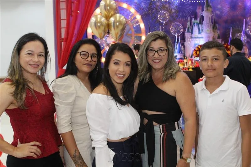 Cristiane Maia, Suziane Reinaldo, Amanda Fontenelle, Rosimeire Queiroz e Ryann Gabriel
