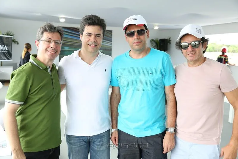 André Marinho, Duda Brígido, Etevaldo Nogueira e Aderaldo Silva
