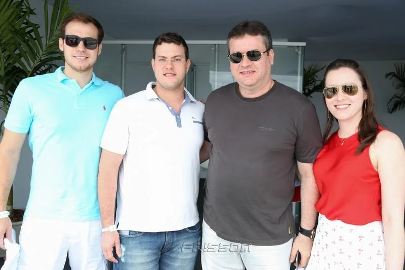 Francisco Habib, Flávio Filho, Flávio Alves e Georgiana Alves