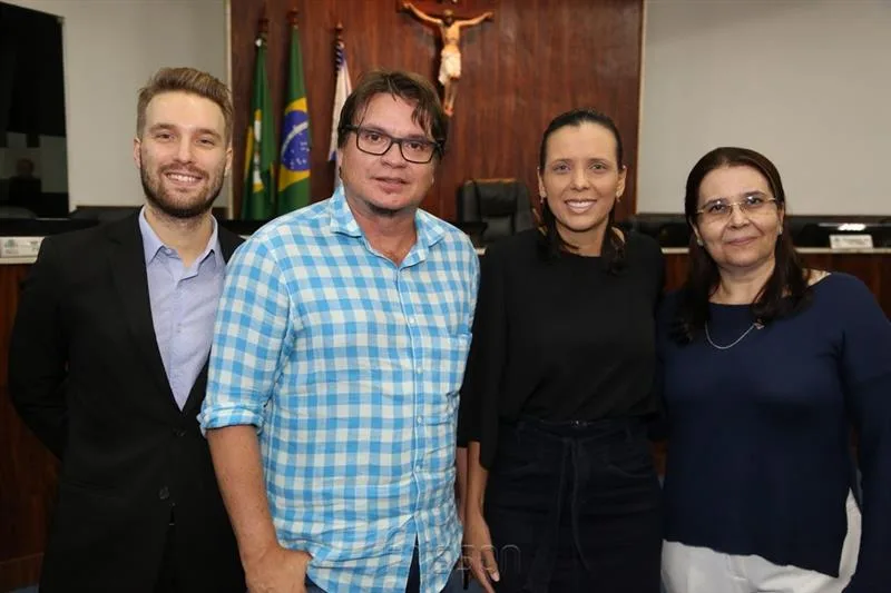 Benjamin Egot, Célio Veras, Beatriz Barros e Marjorie Praxedes