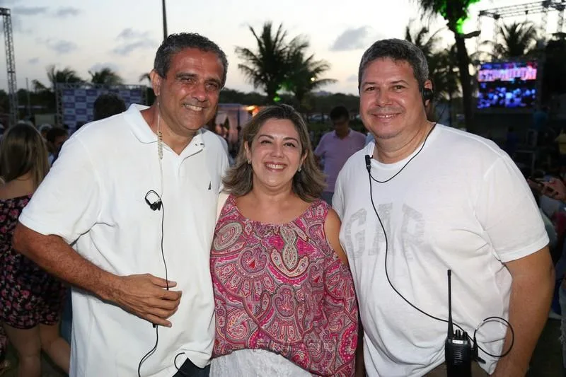 André Verçosa, Adriana Joca e Bob Santos