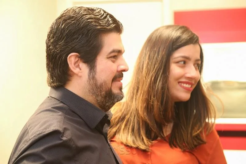Ailton e Mariana Leitão