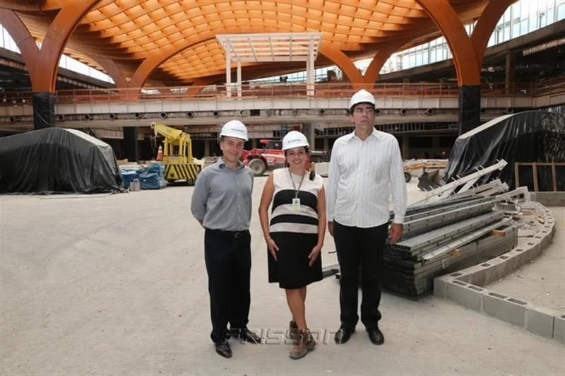 Luiz Collier, Juliana Caliguiri e Gerardo Jereissati