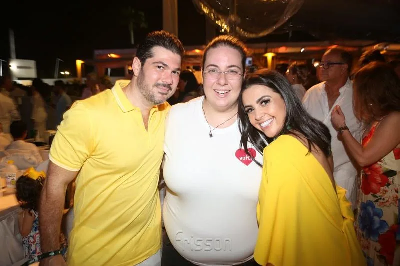 Armando Campos, Clara Frank e Manuela Cysne