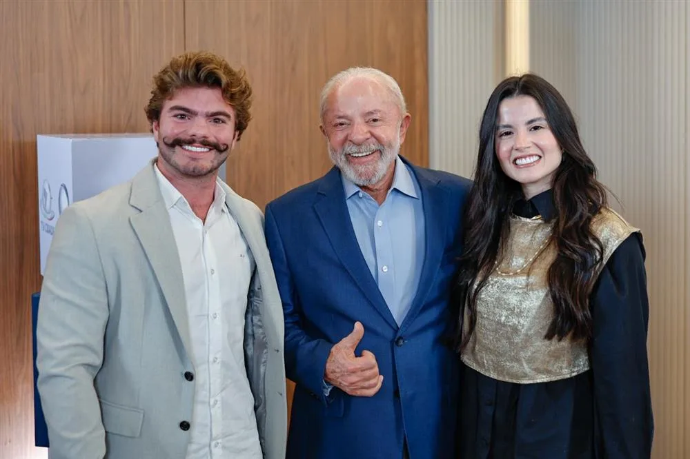Michael Dias, Ana Clara e Presidente Lula