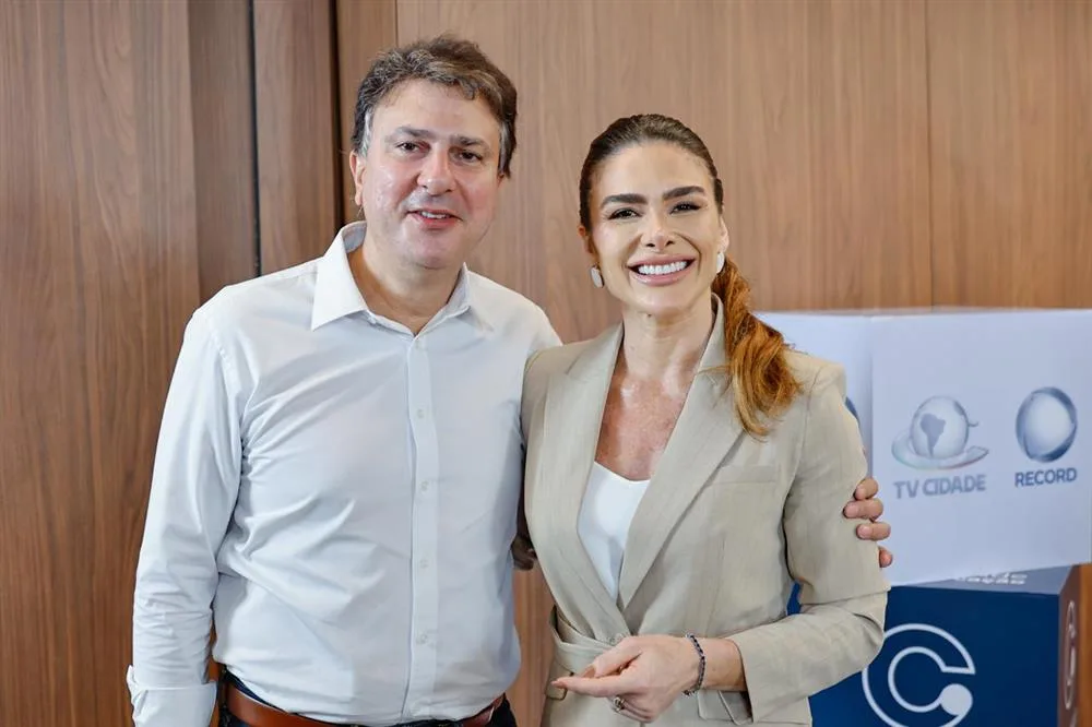 Camilo Santana e Bianca Saraiva