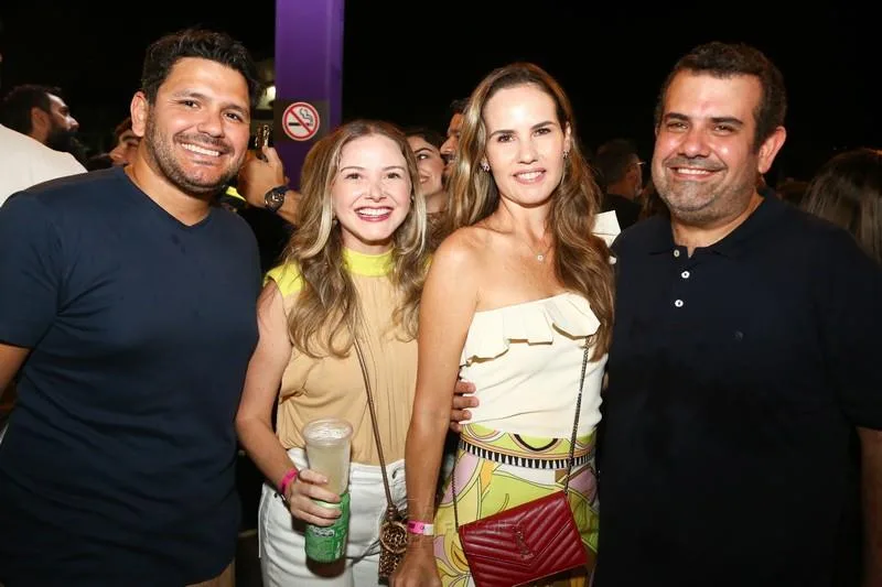 Eduardo Câmara, Vanessa Maia, Ediane e Cláudio Henrique Câmara