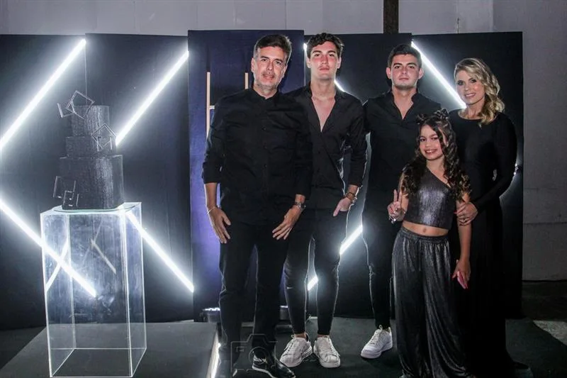 Alexandre Pereira, Henrique, Alexandre Filho, Letícia e Liliane Meira