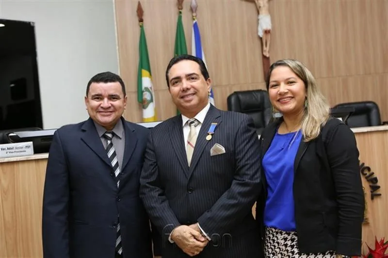 Cantídio Campos, Carlos Henrique e Mardenia Campos