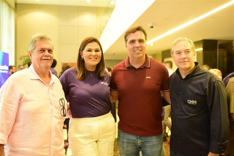 André Felismino, Patrícia Mota, Gama Filho e Pedro Sabóia