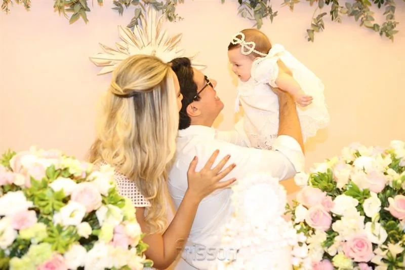 Aline, Andrei e Liz Aguiar