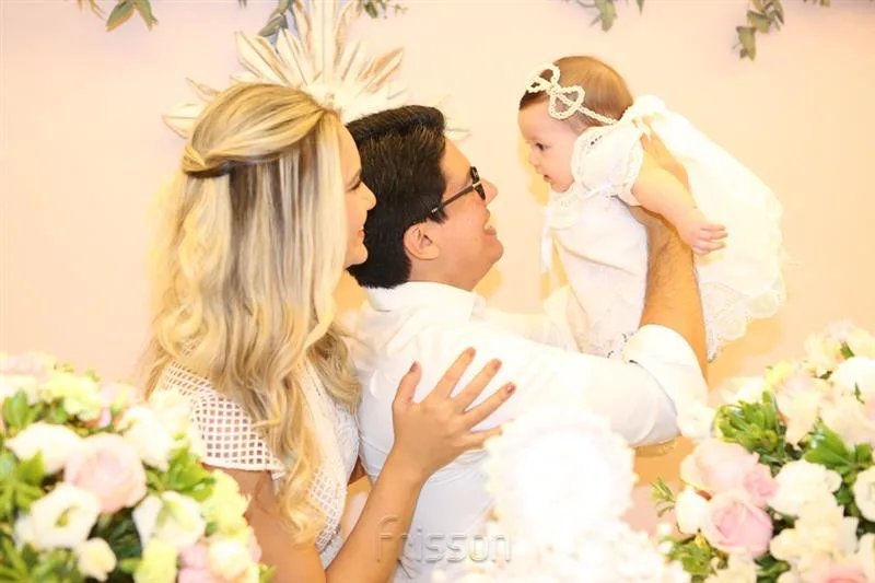 Aline, Andrei e Liz Aguiar