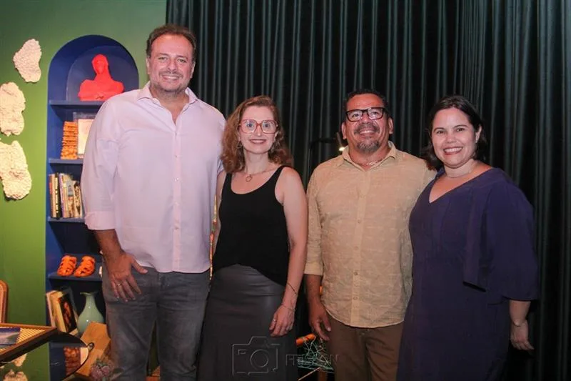 Adriano Nogueira, Andréa Dall'Olio, Sérgio Pires e Larissa Porto