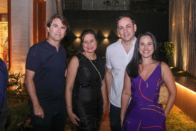 Alexandre e Mariana Landim, Fabrízio Gomes e Raquel de Castro