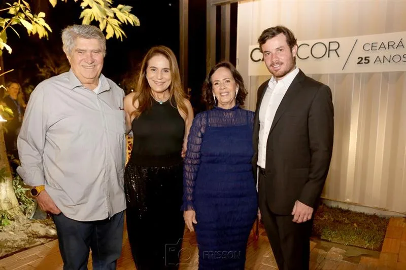 Amarílio Macedo, Patrícia Macedo, Neuma Figueiredo e André Secchin
