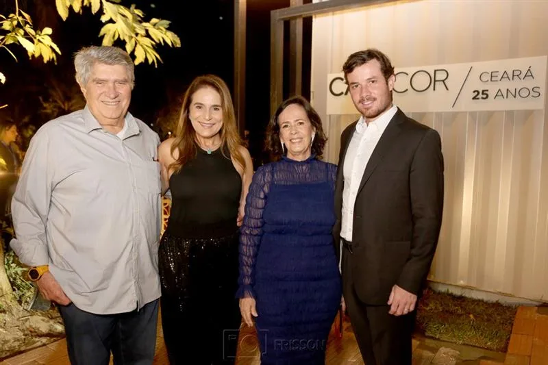 Amarílio Macedo, Patrícia Macedo, Neuma Figueiredo e André Secchin