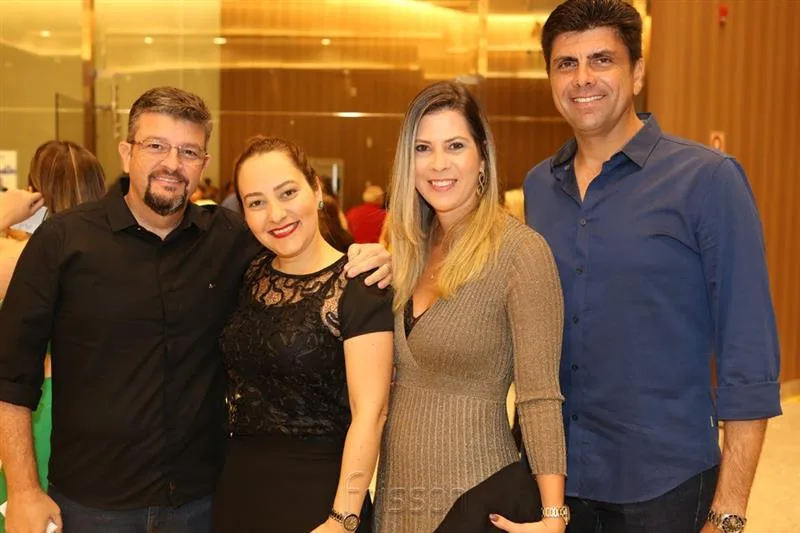 André, Emanuelle Machado, Luana e Aristótales Canamary