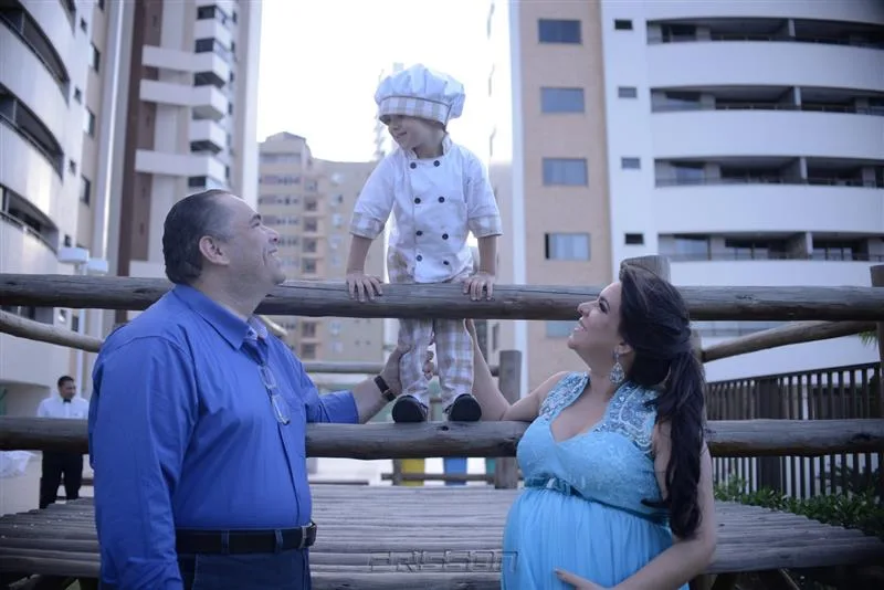 Edson, Edson Augusto e Patrícia Ferreira