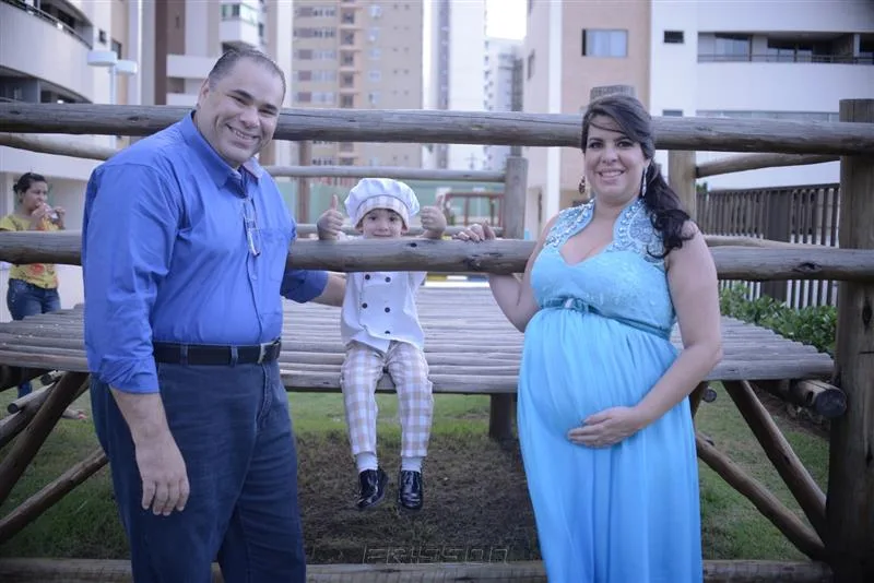 Edson, Edson Augusto e Patrícia Ferreira