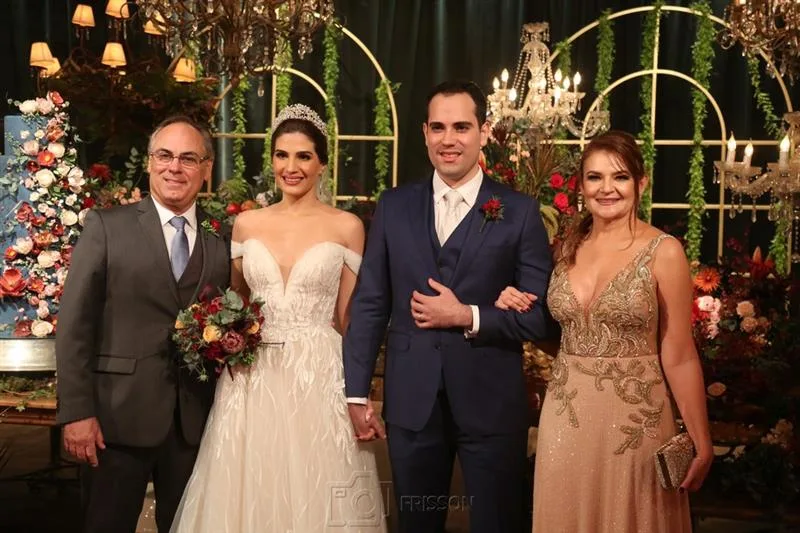André Castelo, Pamella Arruda, Lucas e Fernanda Castelo