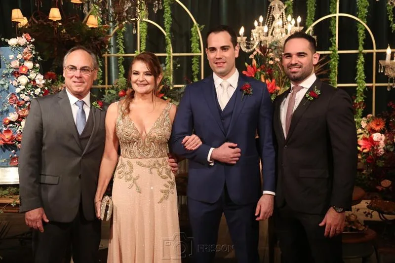 André, Fernanda, Lucas e Bruno Castelo
