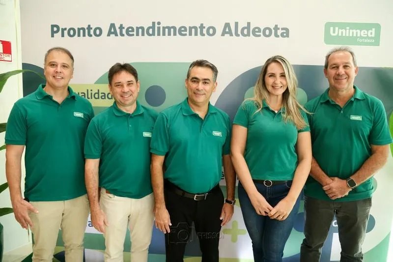 Fabrício Martins, Flávio Ibiapina, Marcos Aragão, Fernanda Colares e Francisco Assis