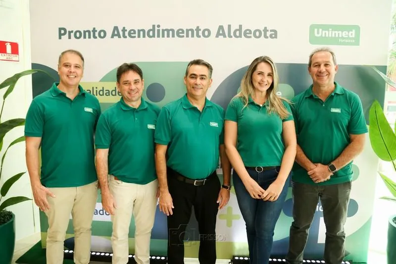 Fabrício Martins, Flávio Ibiapina, Marcos Aragão, Fernanda Colares e Francisco Assis