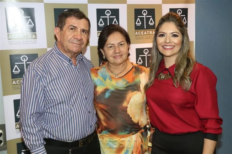 Antonio, Terezinha e Aline Sá