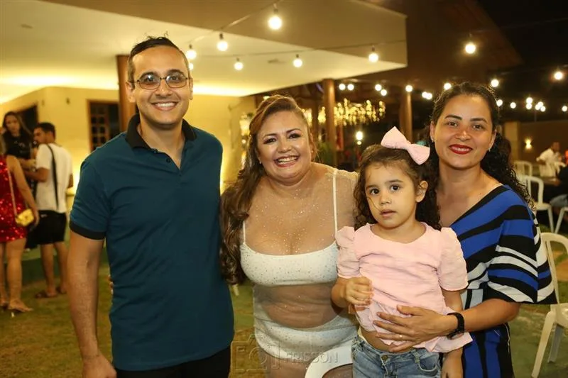 Alberto Musse, Julia Cardoso, Natalia e Isabelle Musse