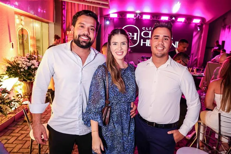Aurelio Silva, Andressa Pimentel e Vicente Paiva