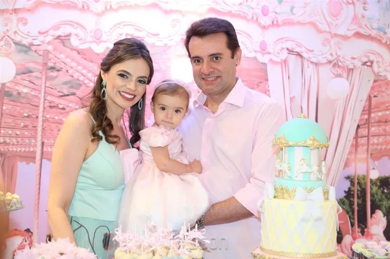 Cristiane, Lara e Fernando Gurgel