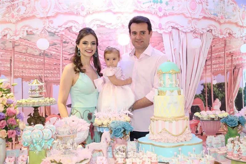 Cristiane, Lara e Fernando Gurgel