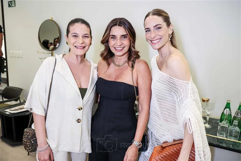 Aline Braide, Márcia Travessoni e Dani Gondim