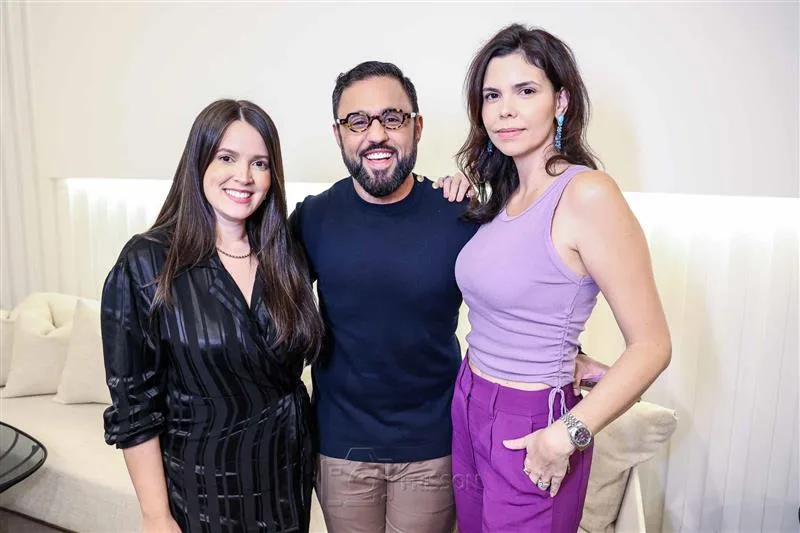 Juliana Ribeiro, Cícero Marx e Milena Munhoz