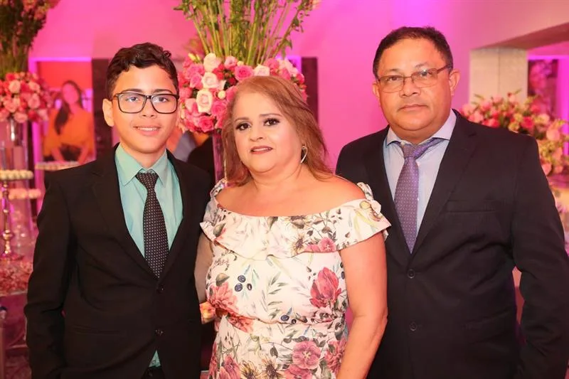 Caio, Cristiane e Francisco Mourão