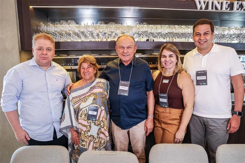 Cláudio Júnior, Ana Lúcia Mota, Honório, Xenia e Alexandre Pinheiro