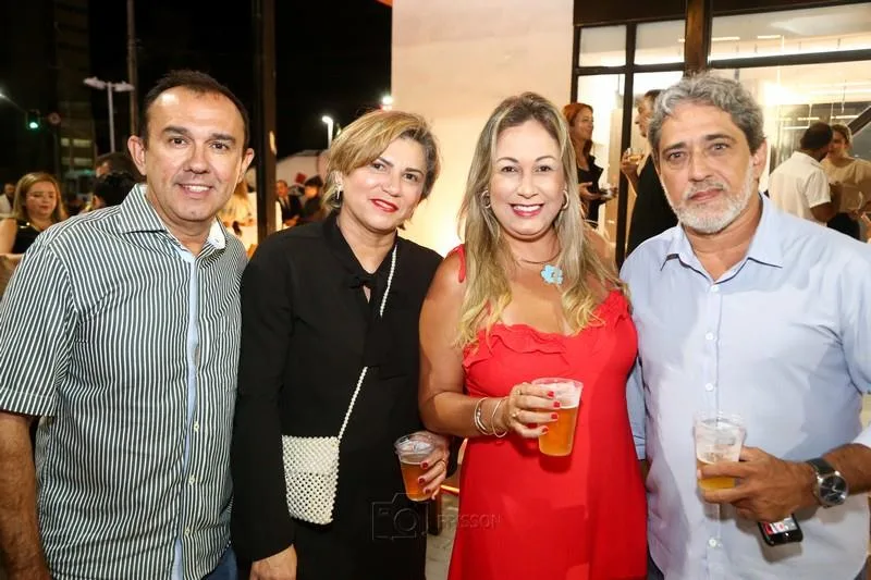 Afiro e Regina Marques, Kellen Linhares e Wagner Avelino