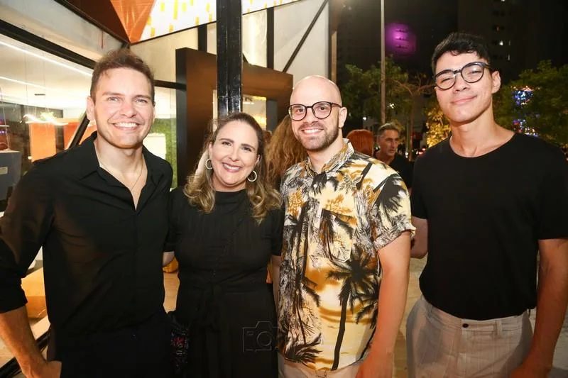 Alisson Braga, Luciana Melo, Iuri Cintra e Leandro Lima