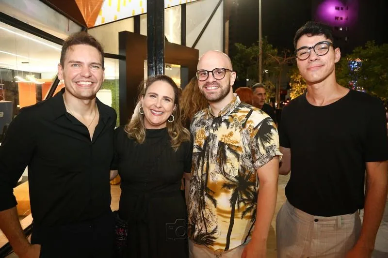 Alisson Braga, Luciana Melo, Iuri Cintra e Leandro Lima